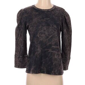Monrow black and gray distressed print sweatshirt Size S